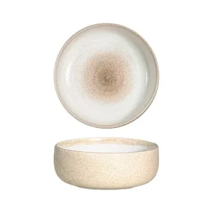 16 cm - Gemscape Sabbia Coppa Insalatiera In Porcellana Set 6 Pz