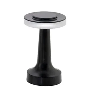 19.3 cm - Disco Lampada Da Tavolo Dimmerabile In Alluminio