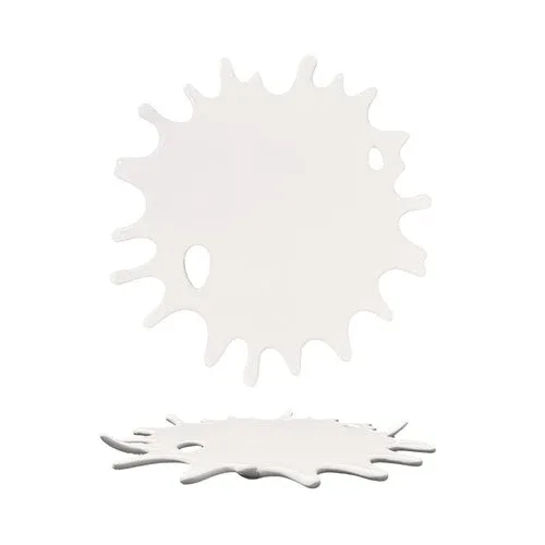 26 cm - Selecta Splash Piatto Piano In Porcellana Set 3 Pz