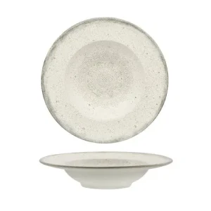 27.5 cm - Lace Piatto Pasta In Stoneware - Set 4 Pz