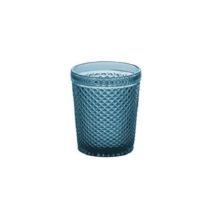 30.8 cl - Diamante Bicchiere Acqua In Vetro - Set 6 Pz