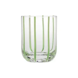 36 cl - Artisan Bicchiere Acqua Striato In Vetro Set 6 Pz