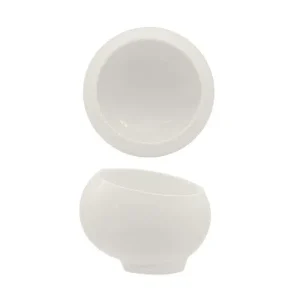 9.7 cm - Selecta Coppa Obliqua In Porcellana Set 6 Pz