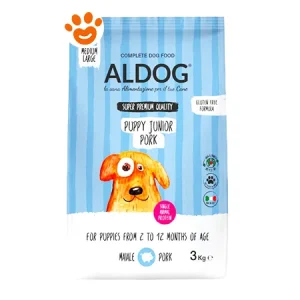 Aldog Dog Puppy-Junior Monoproteico Maiale Medio-Grande