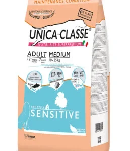 Alimenti Secchi Per Cani – Unica Classe Adult Adult Medium Sensitive – Tonno KG.12