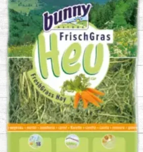 Alimento Per Roditore – Bunny Fieno Fresco CAROTE Mangime misto per Conigli nani & roditori gr.500