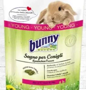 Alimento Per Roditore – Bunny Sogno per Conigli YOUNG Mangime completo per Conigli nani fino al 6° mese di vita KG. 1.5