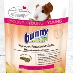 Alimento Per Roditore – Bunny Sogno per Porcellini D´India YOUNG Mangime completo per Porcellini d’India fino al 5° mese di vita gr.750