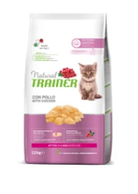 Alimento Secco Gatto – Trainer Natural Kitten 1-6 mesi 300 gr Pollo