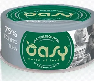 Alimento Umido Gatto – Oasy In Acqua Di Cottura Tonno Gr.70