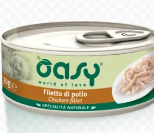 Alimento Umido Gatto – Oasy Specialità Naturali Filetti Di Pollo gr.150