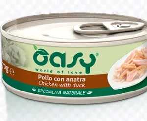 Alimento Umido Gatto – Oasy Specialità Naturali Pollo Con Anatra gr.70