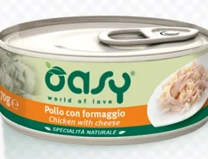 Alimento Umido Gatto – Oasy Specialità Naturali Pollo Con Formaggio gr.150