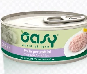 Alimento Umido Gatto – Oasy Specialità Naturali Pollo Per Gattini gr.150