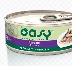 Alimento Umido Gatto – Oasy Specialità Naturali Sardine gr.70