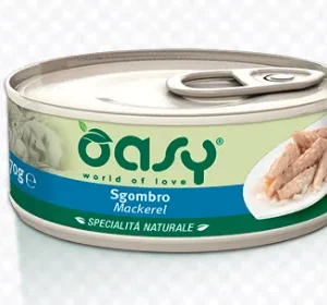 Alimento Umido Gatto – Oasy Specialità Naturali Sgombro gr.70