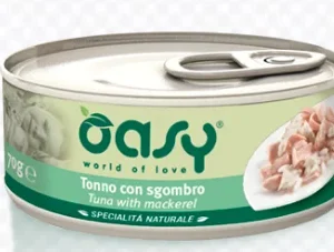 Alimento Umido Gatto – Oasy Specialità Naturali Tonno Con Sgombro gr.150