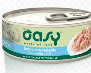 Alimento Umido Gatto – Oasy Specialità Naturali Tonno Con Vongole gr.150