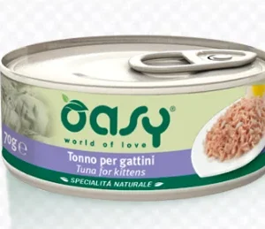 Alimento Umido Gatto – Oasy Specialità Naturali Tonno Per Gattini gr.150