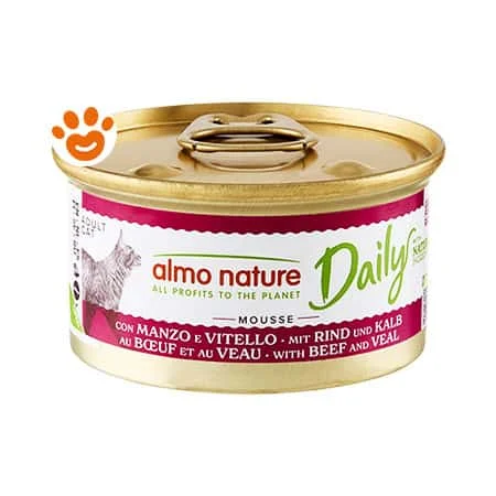 Almo Nature Cat Adult Daily Mousse con Manzo e Vitello Megapack