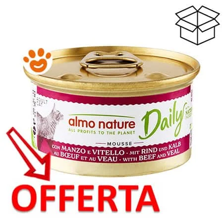 Almo Nature Cat Adult Daily Mousse con Manzo e Vitello Megapack - Image 2