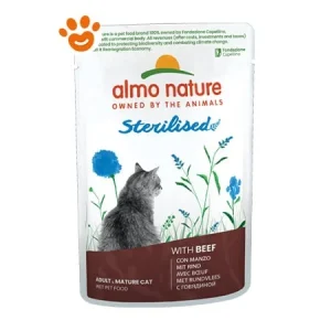 Almo Nature Cat Adult Functional Sterilised al Manzo