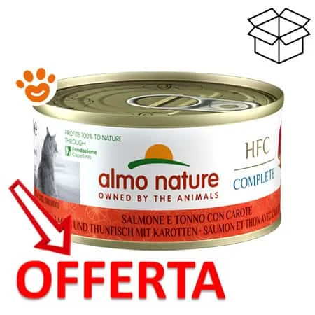 Almo Nature Cat Adult HFC Complete Salmone con Tonno e Carote Megapack - Image 2