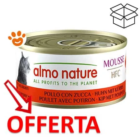 Almo Nature Cat Adult HFC Mousse Pollo con Zucca Megapack - Image 2
