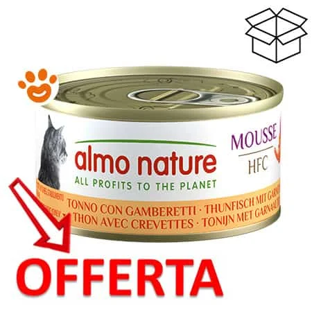 Almo Nature Cat Adult HFC Mousse Tonno e Gamberetti Megapack - Image 2