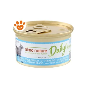 Almo Nature Cat Daily Grain Free Mousse con Tonno e Merluzzo Megapack