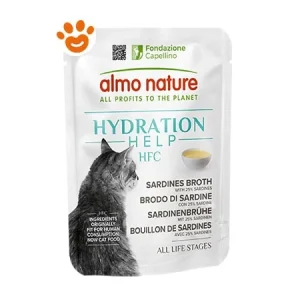 Almo Nature Cat HFC Hydration Help Brodo di Sardine con Filetti di Sardine