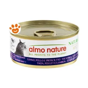 Almo Nature Cat HFC Natural Tonno, Pollo e Prosciutto Megapack