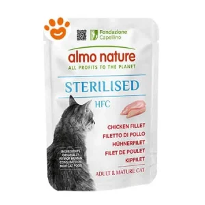 Almo Nature Cat HFC Sterilised con Filetto di Pollo