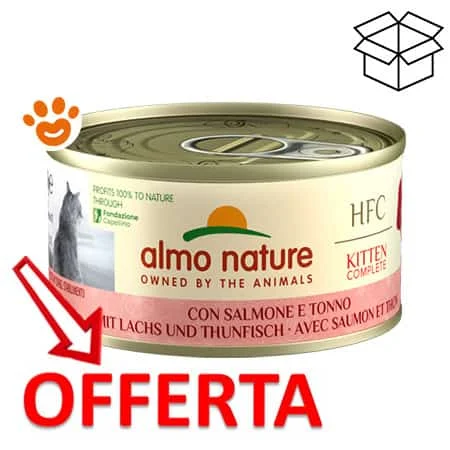 Almo Nature Cat Kitten HFC Complete Salmone e Tonno Megapack - Image 2