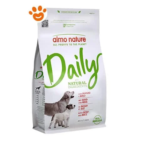 Almo Nature Dog Adult All Breeds Daily Manzo e Riso