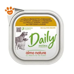 Almo Nature Dog Daily Pollo Prosciutto e Formaggio