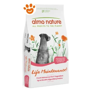 Almo Nature Dog Life Maintenance Adult Large con Salmone Fresco L