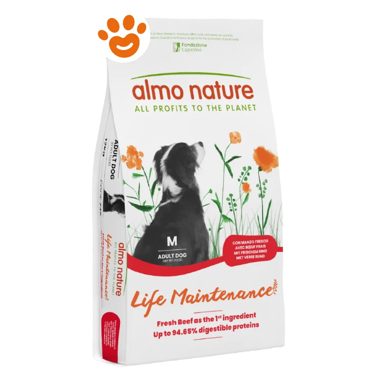 Almo Nature Dog Life Maintenance Adult Medium con Manzo Fresco M