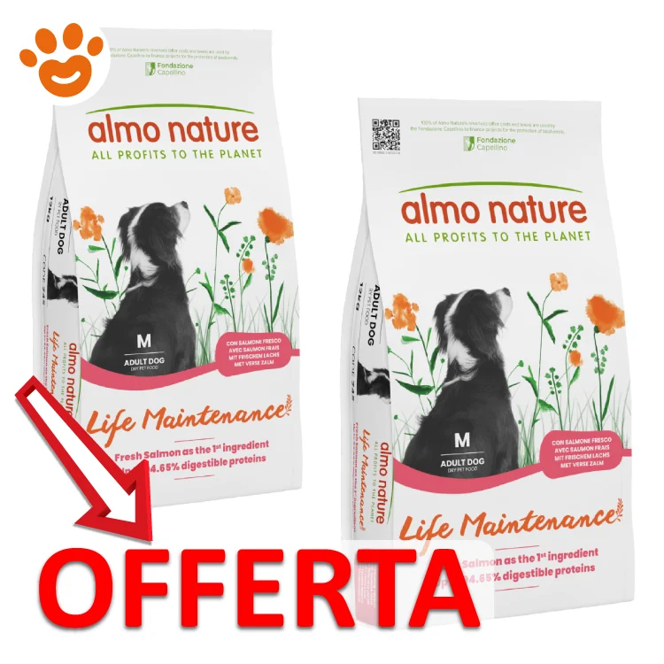 Almo Nature Dog Life Maintenance Adult Medium con Salmone Fresco M - Image 2
