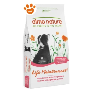 Almo Nature Dog Life Maintenance Adult Medium con Salmone Fresco M