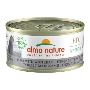 Almo Nature HFC 70 Natural Cibo per Gatti - Lattina - Tonno e Acciughe
