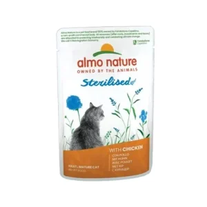 Almo Nature Sterilised Cibo per Gatti - Bustina