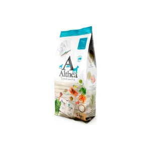 Althea Mare mini – Cibo per cani adulti di taglia piccola crocchette con salmone per cani con allergie e intolleranze – 2kg