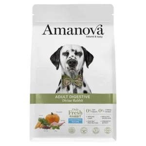 AMANOVA Cane Medium Adult Digestive al Coniglio GF 2Kg