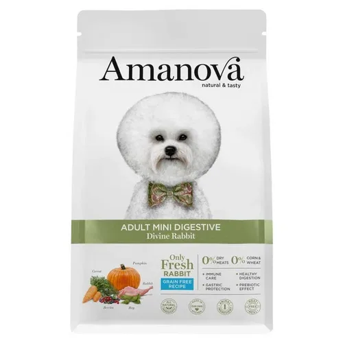 AMANOVA Cane Mini Adult Digestive al Coniglio GF 2Kg