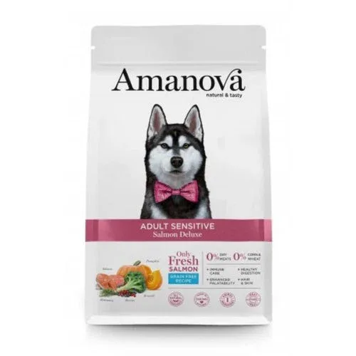 Amanova Cibo Per Cane Adult Sensitive Salmon Deluxe 2Kg
