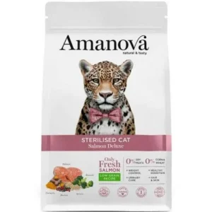 Amanova Cibo Per Gatti Sterilised Salmon Delux