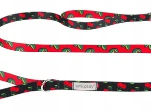 AMIPLAY Be Happy Guinzaglio Cherry