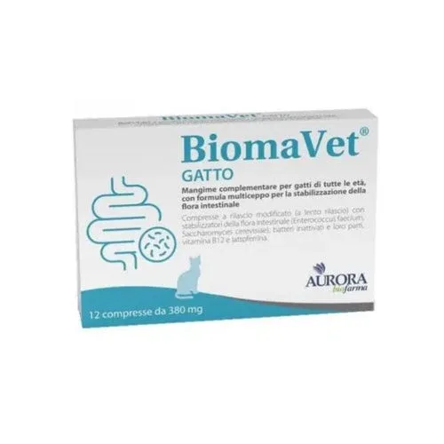 AURORA BiomaVet Gatto 380mg 12cpr