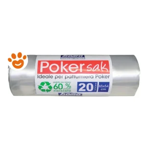 Bama Poker Sak 20 Sacchetti Per Pattumiera (65×54)